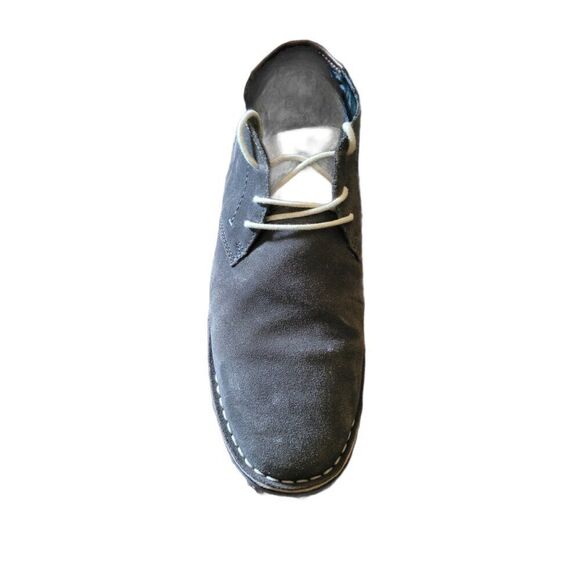 Kenneth Cole Reaction Chukka Boots Men Sz 12 Gray Suede Mid Calf Preppy Workwear - Picture 3 of 4